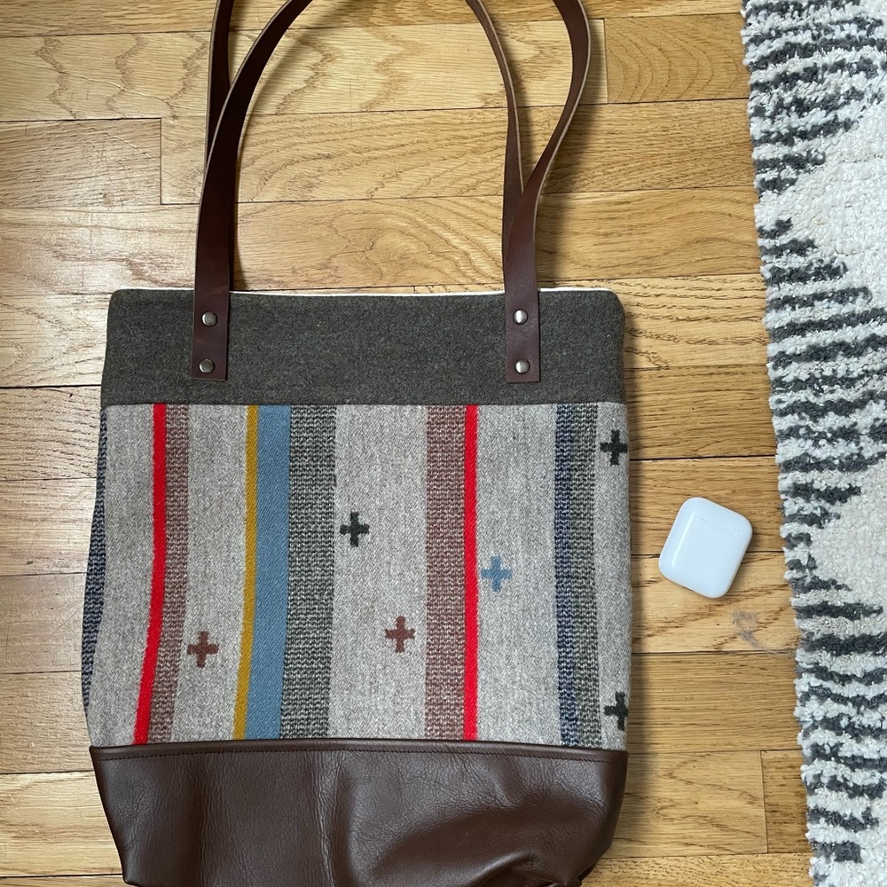 Pendleton Blanket Recycled Bag